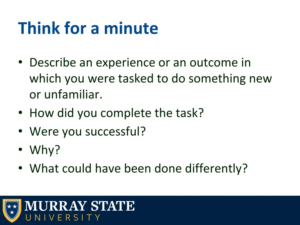 think for a minute