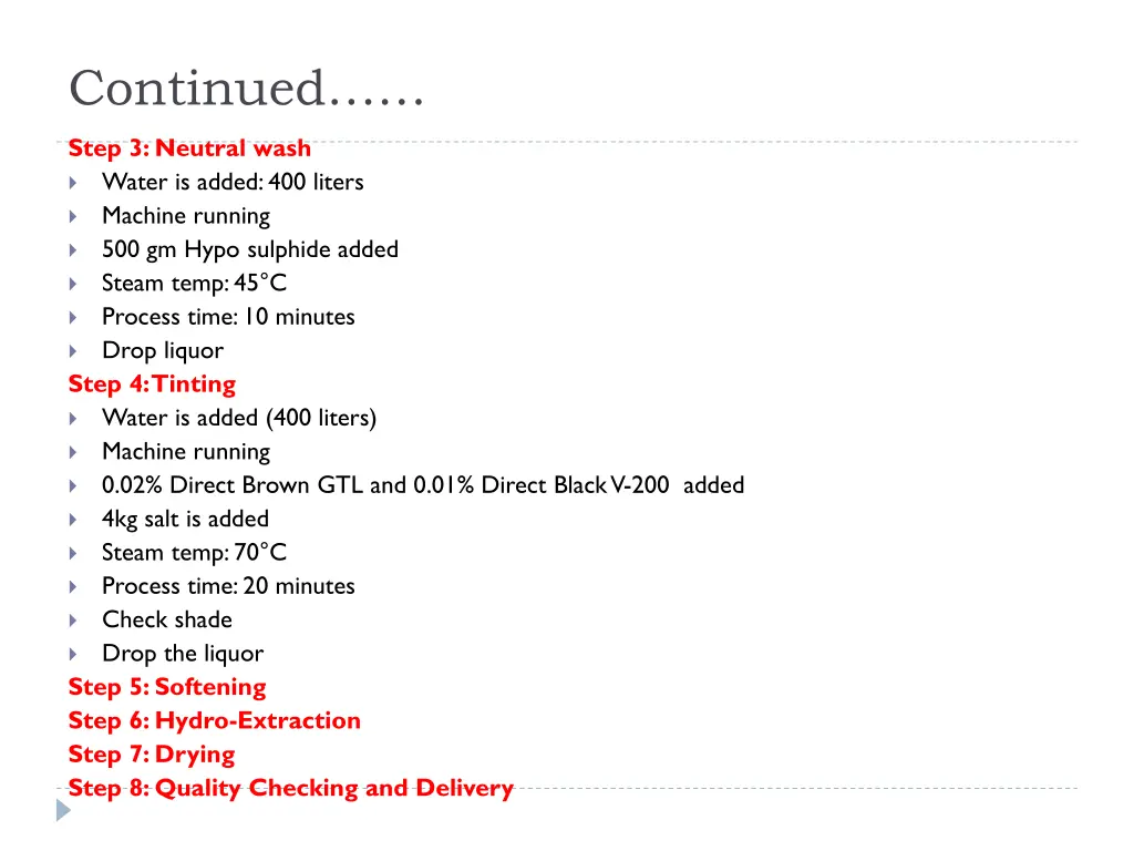 continued 1