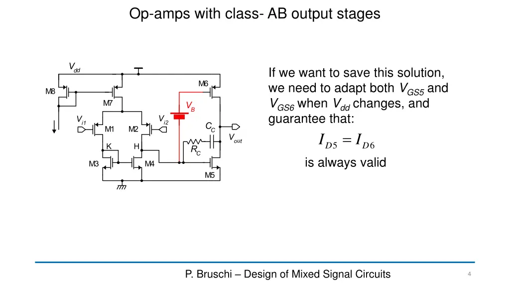 op amps with class ab output stages