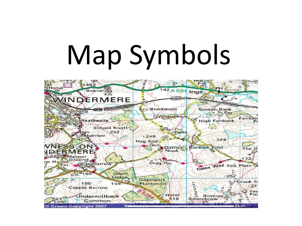 map symbols