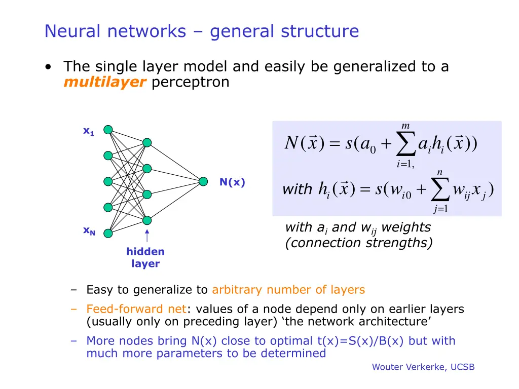 neural networks general structure