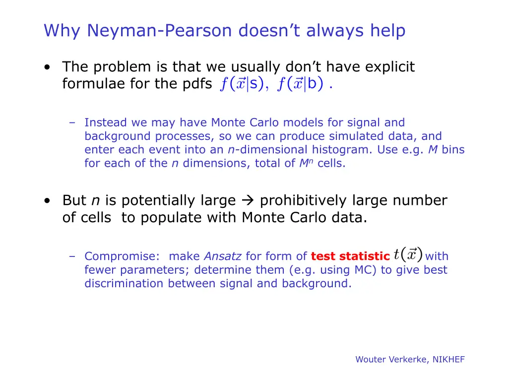 why neyman pearson doesn t always help