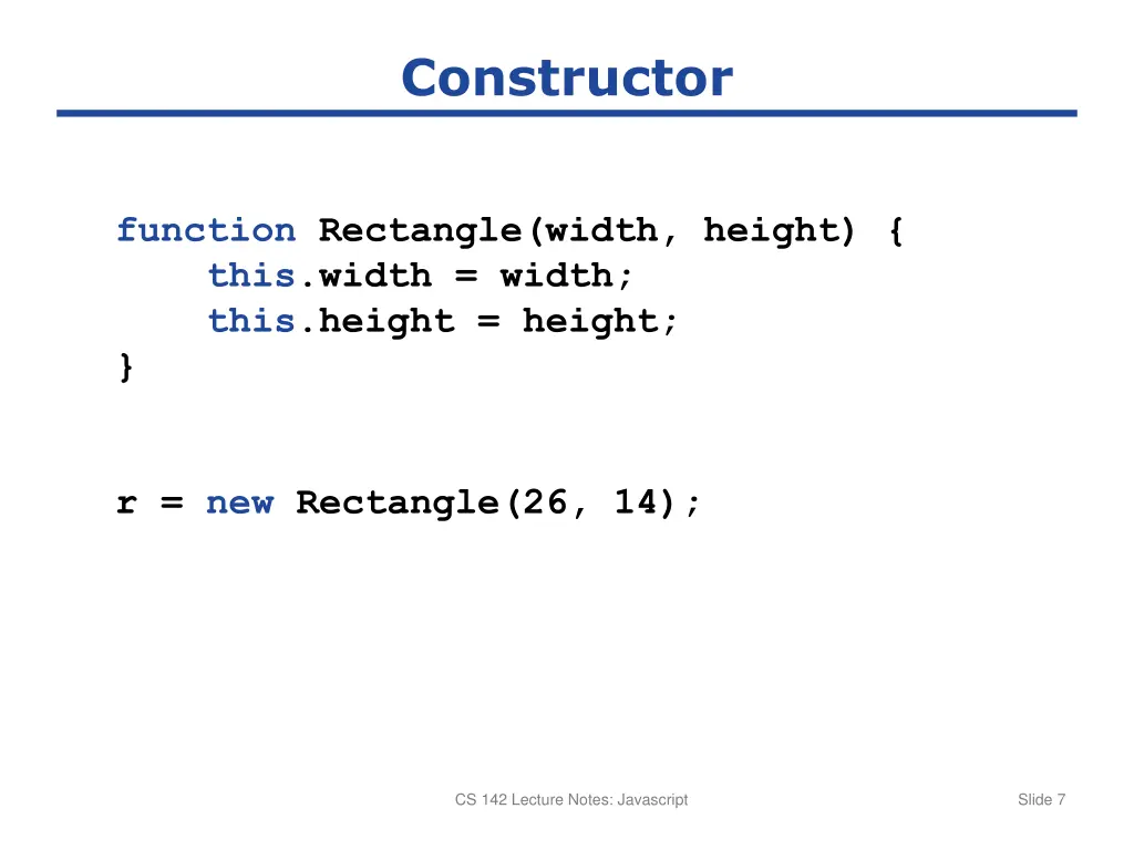 constructor