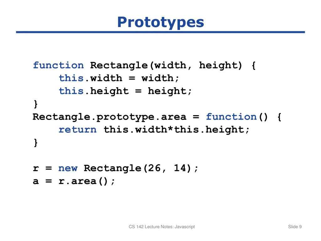 prototypes