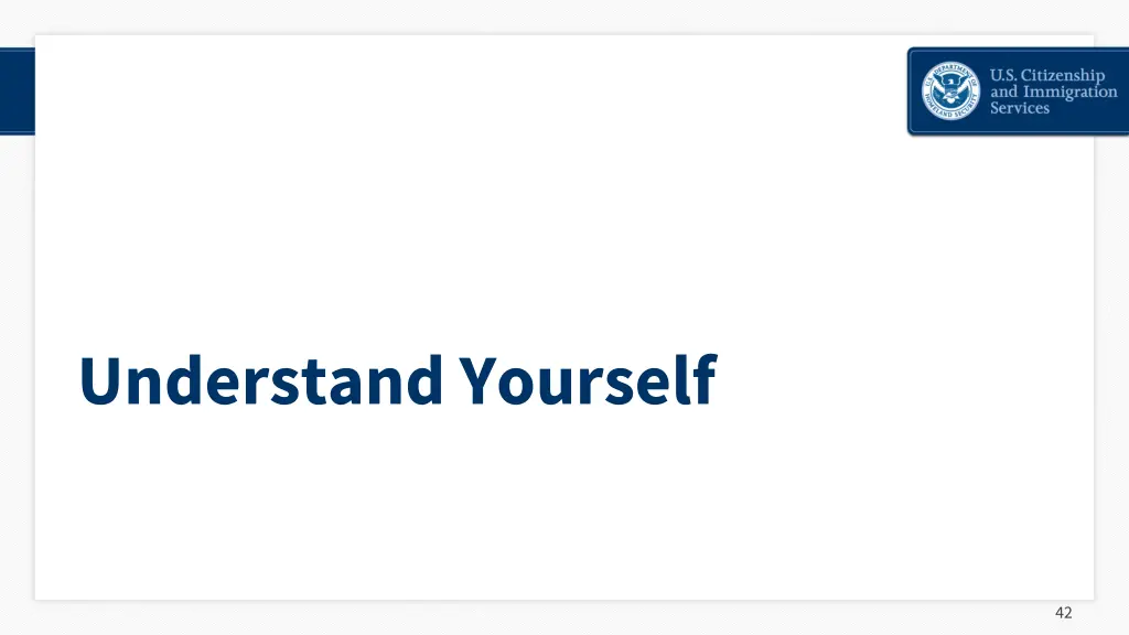 understand yourself