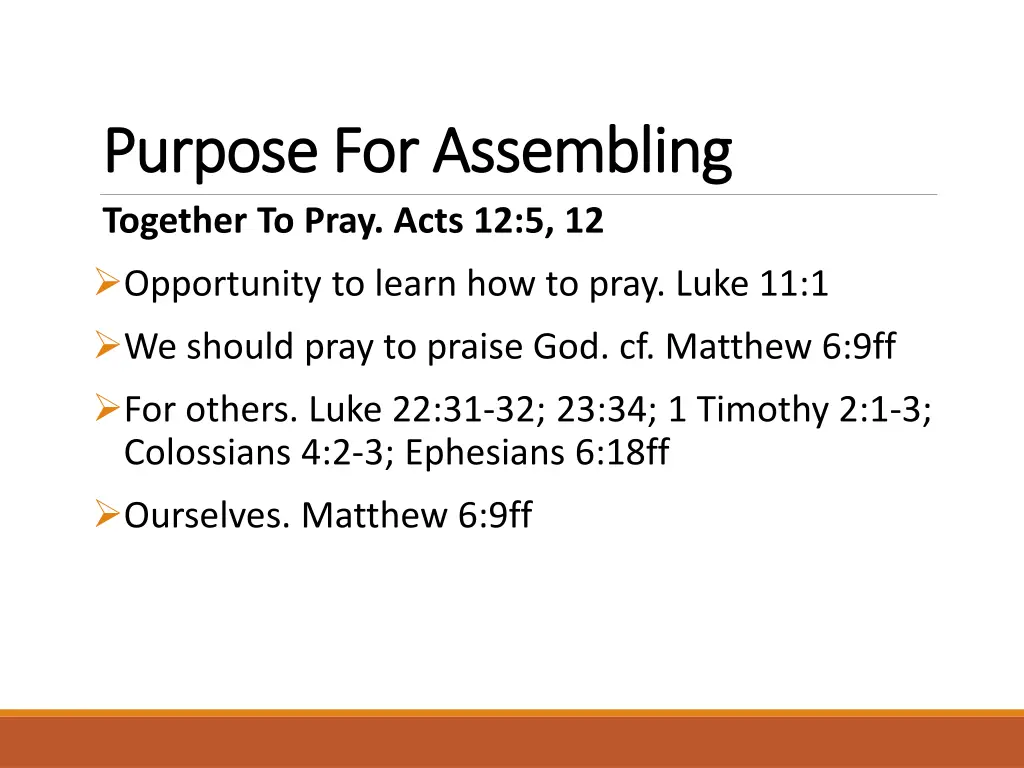 purpose for assembling purpose for assembling 4