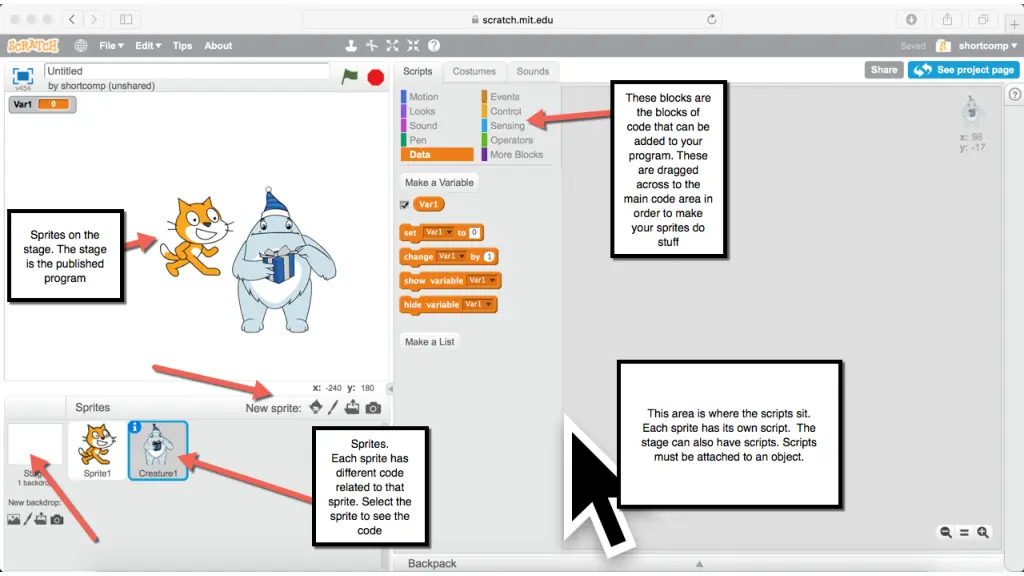scratch interface