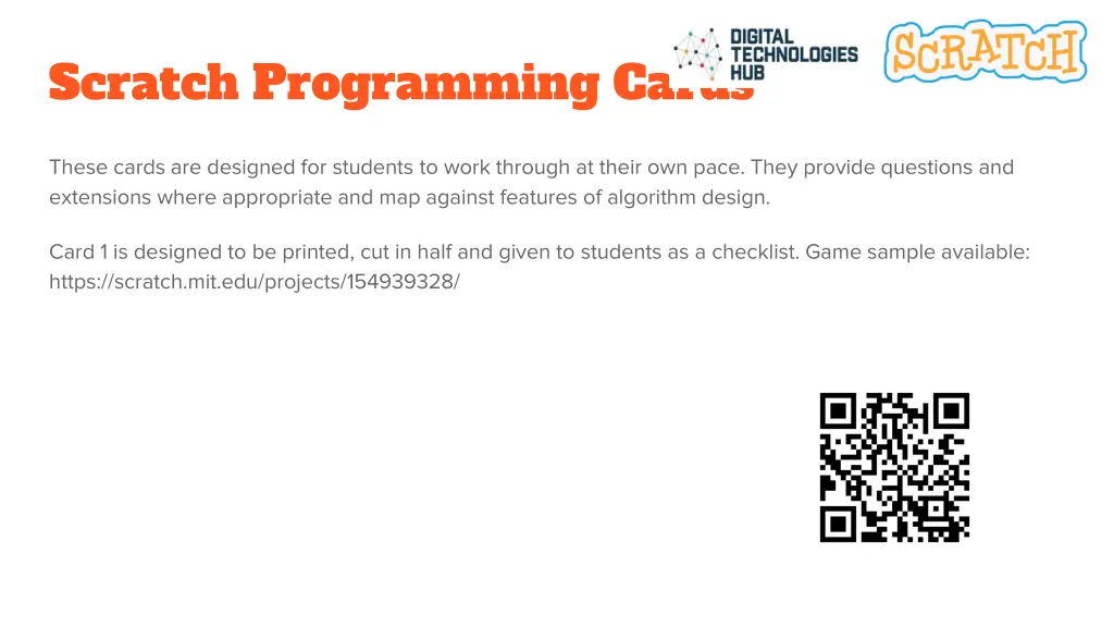 scratch programming cards
