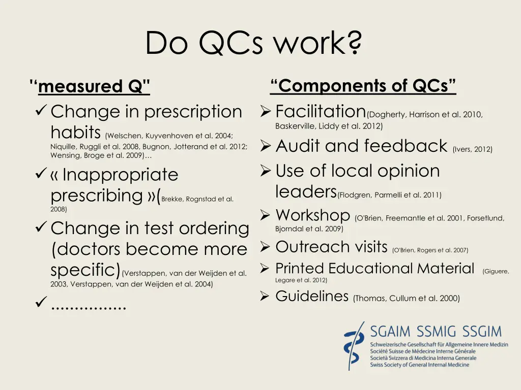 do qcs work