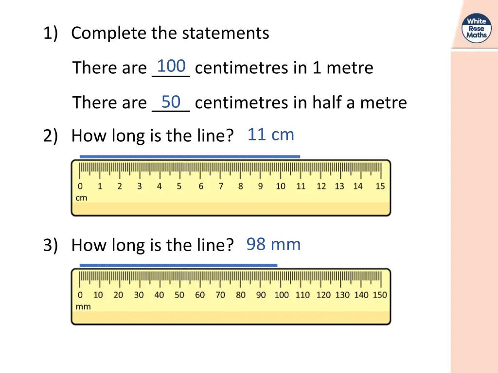 1 complete the statements 1