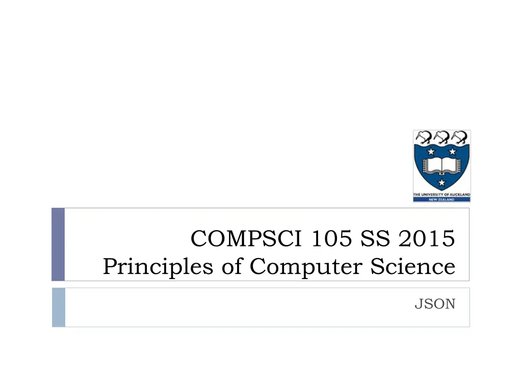 compsci 105 ss 2015 principles of computer science