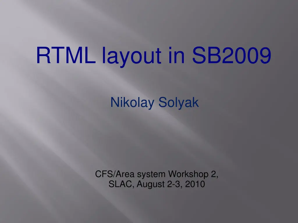 rtml layout in sb2009