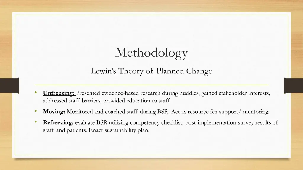 methodology
