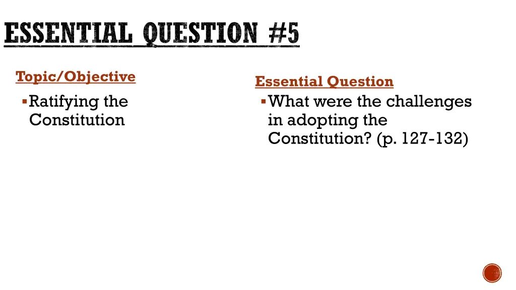 essential question 5