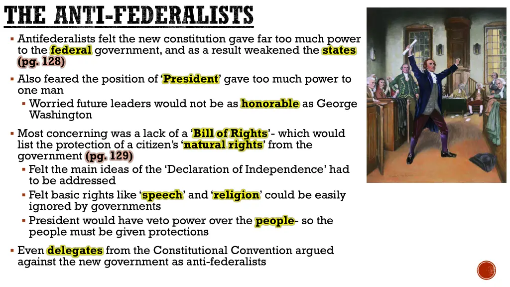 the anti federalists antifederalists felt