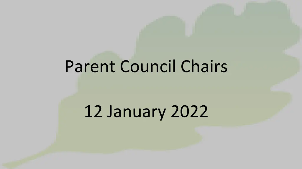 parent council chairs