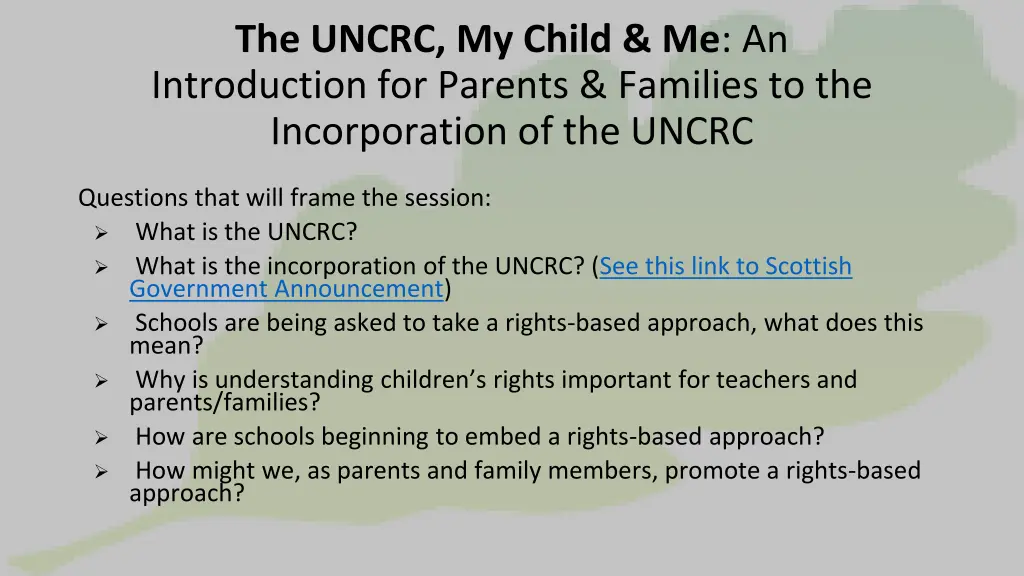 the uncrc my child me an introduction for parents