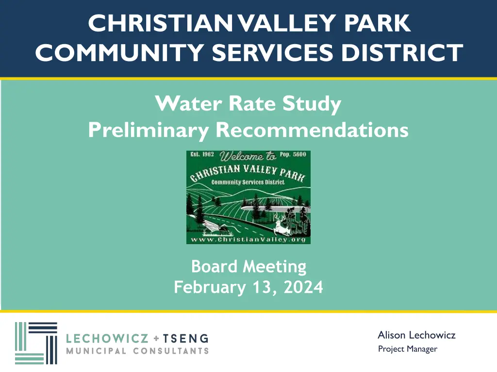 christian valley park community services district