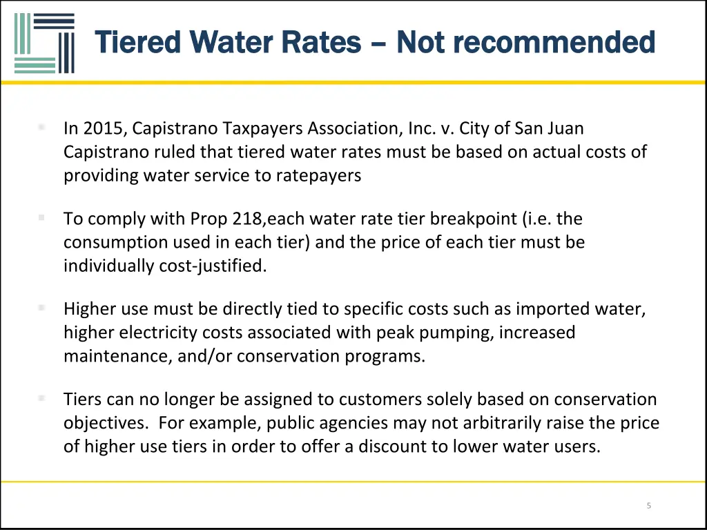 tiered water rates tiered water rates