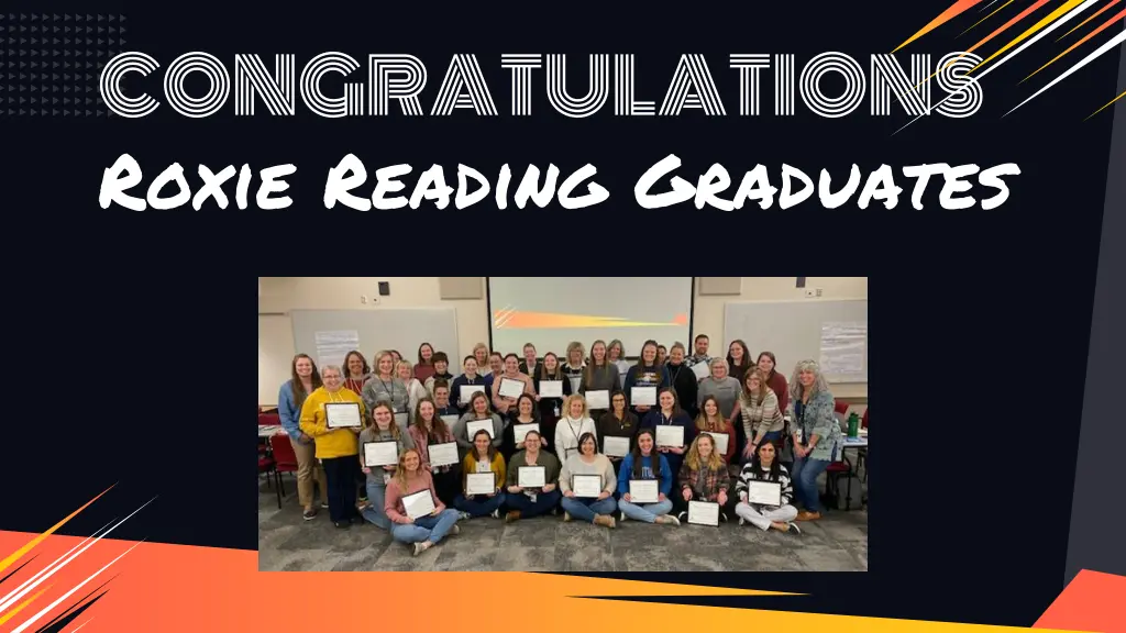 congratulations roxie reading graduates