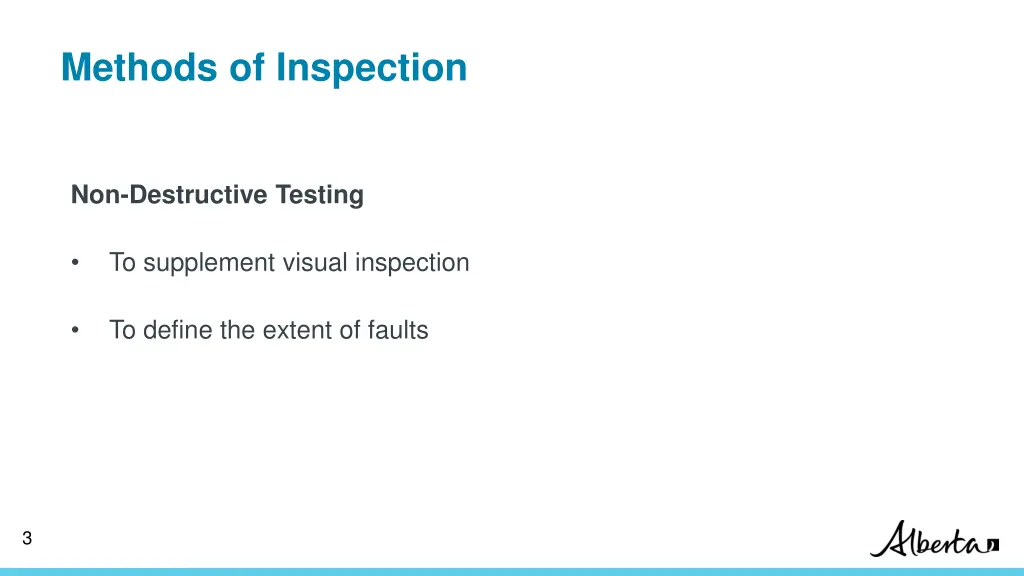 methods of inspection 1