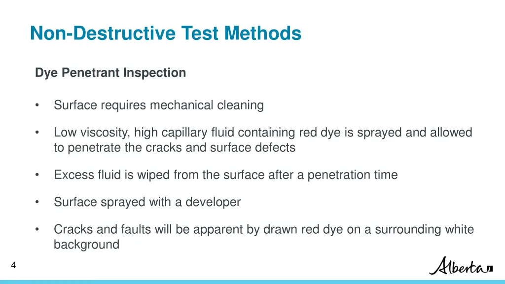 non destructive test methods