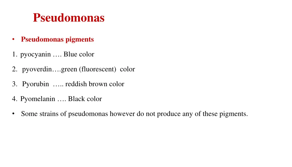 pseudomonas 1