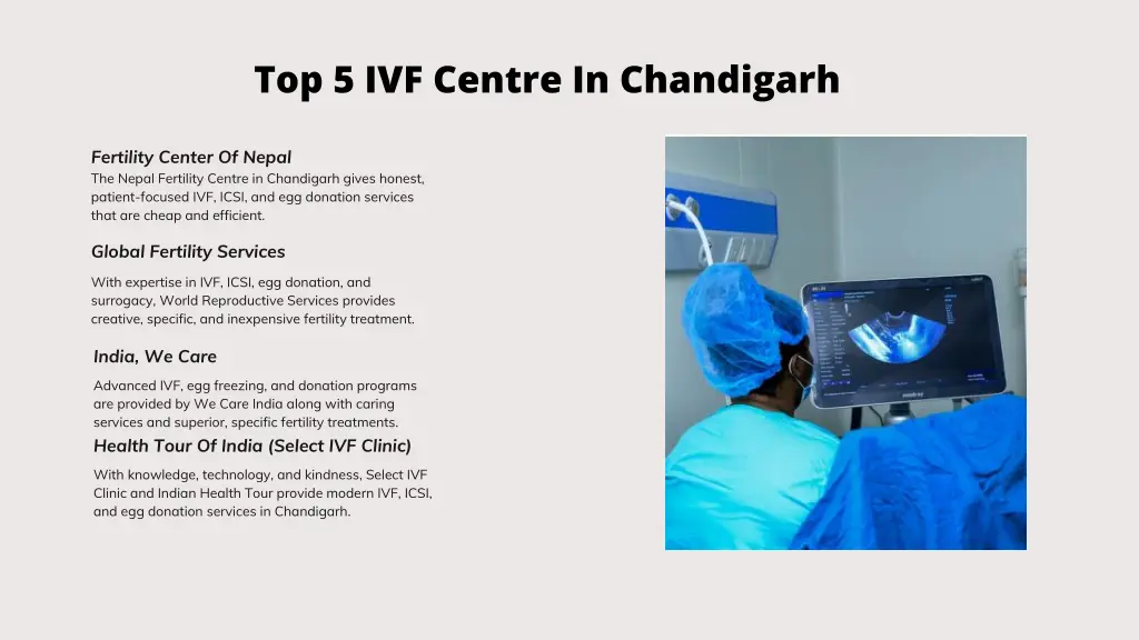 top 5 ivf centre in chandigarh