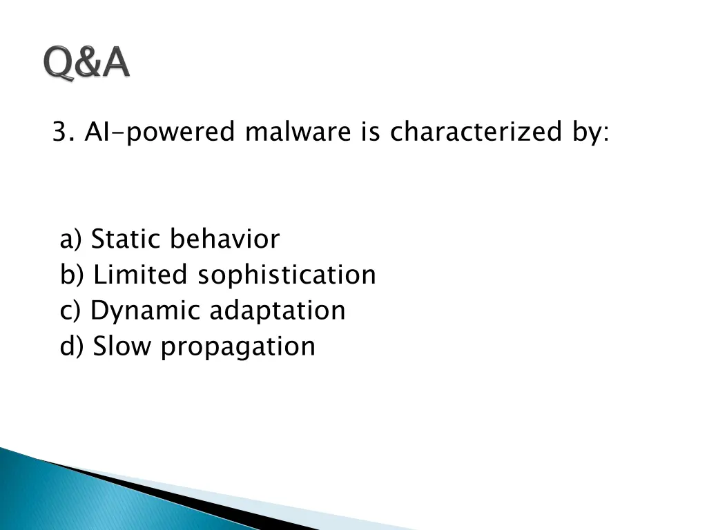 3 ai powered malware is characterized by