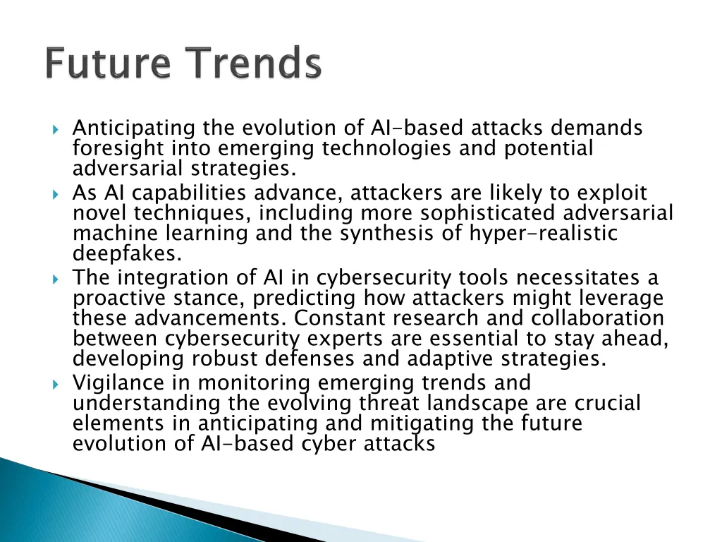 anticipating the evolution of ai based attacks