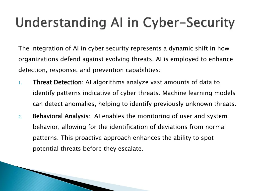 the integration of ai in cyber security