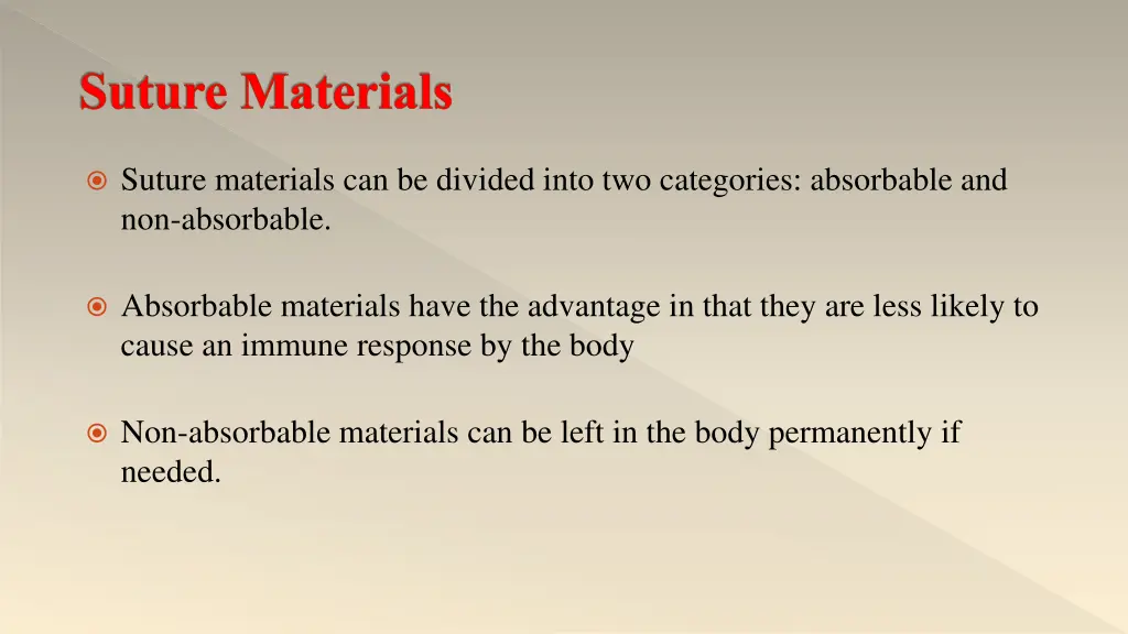 suture materials