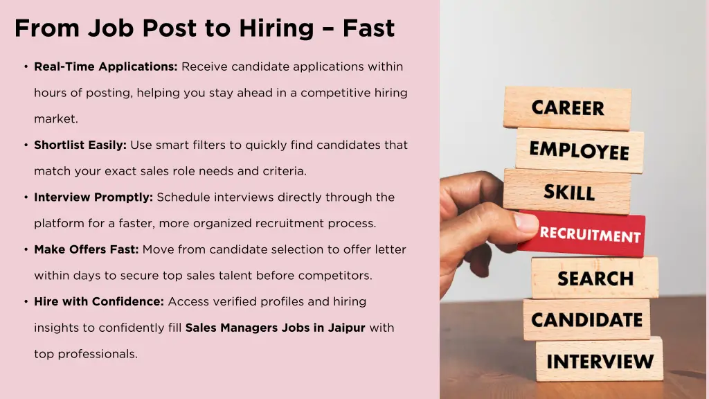 from job post to hiring fast