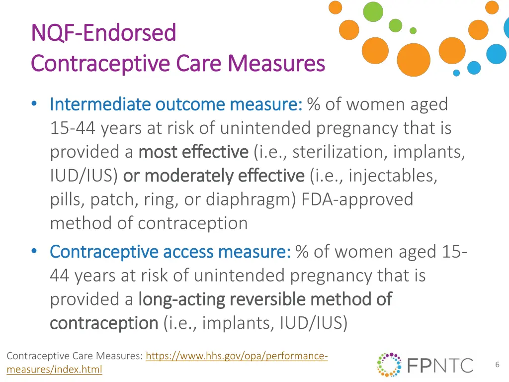 nqf nqf endorsed endorsed contraceptive care