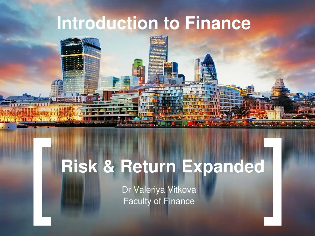 introduction to finance