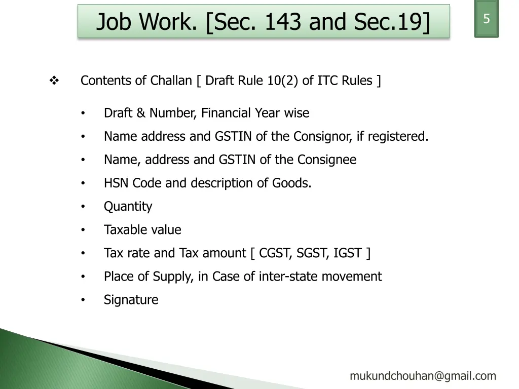 job work sec 143 and sec 19 1