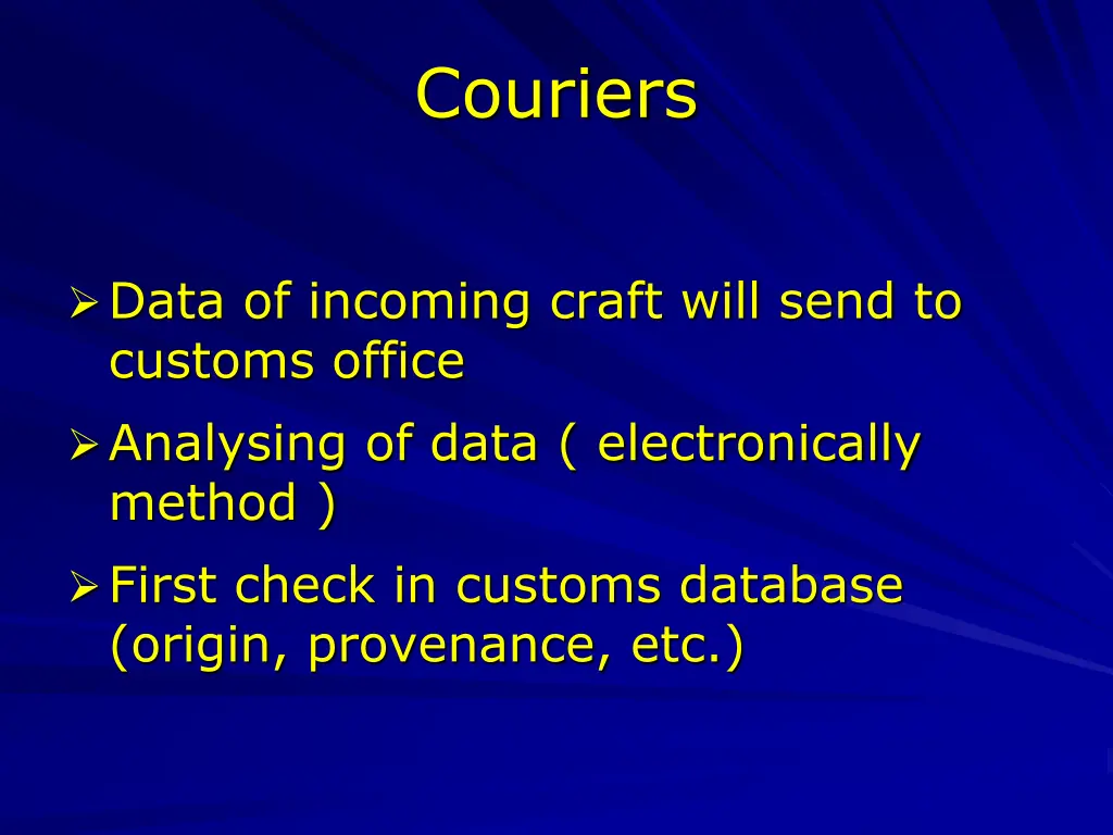 couriers 1