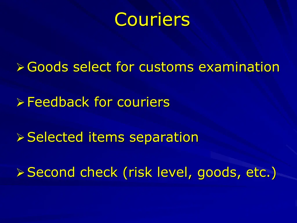 couriers 2