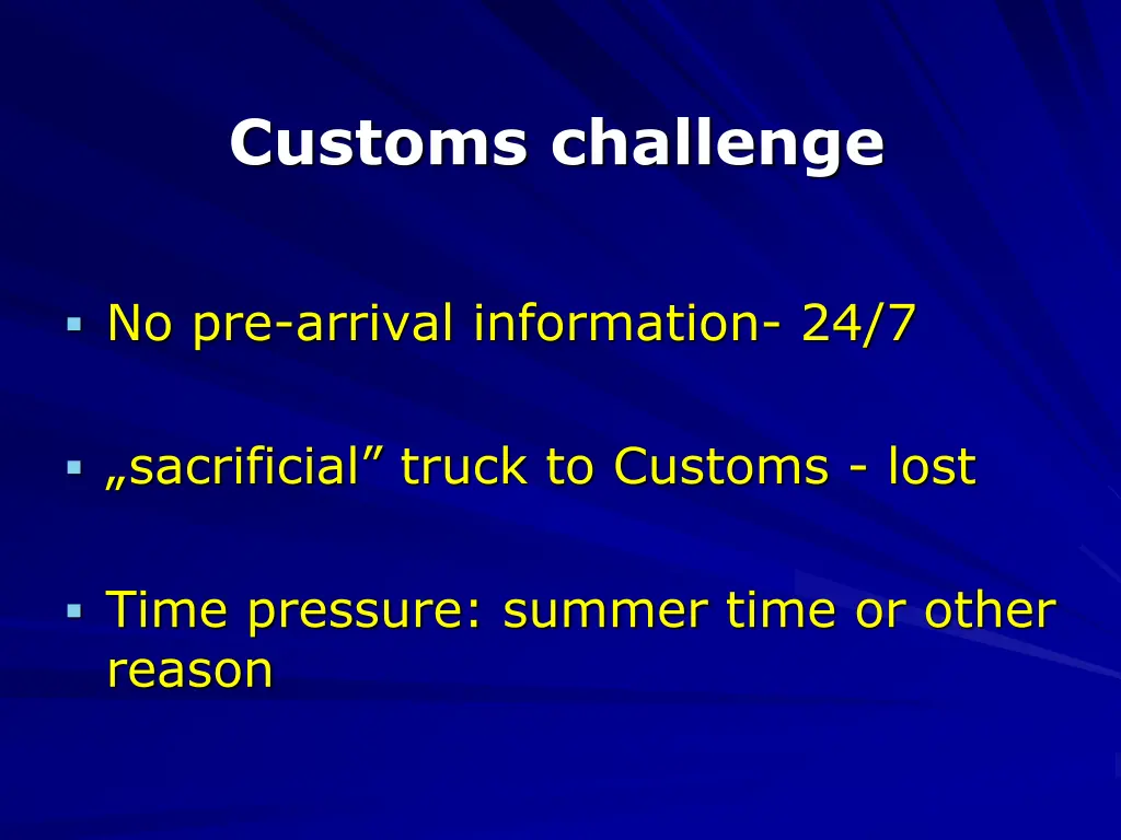 customs challenge