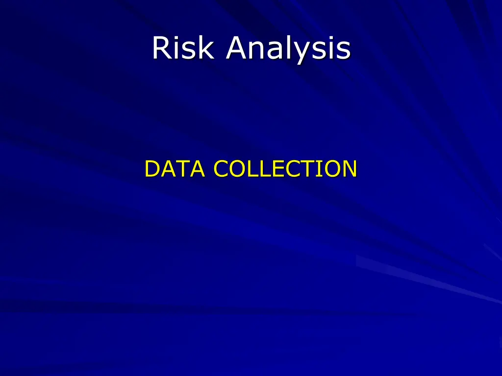 risk analysis