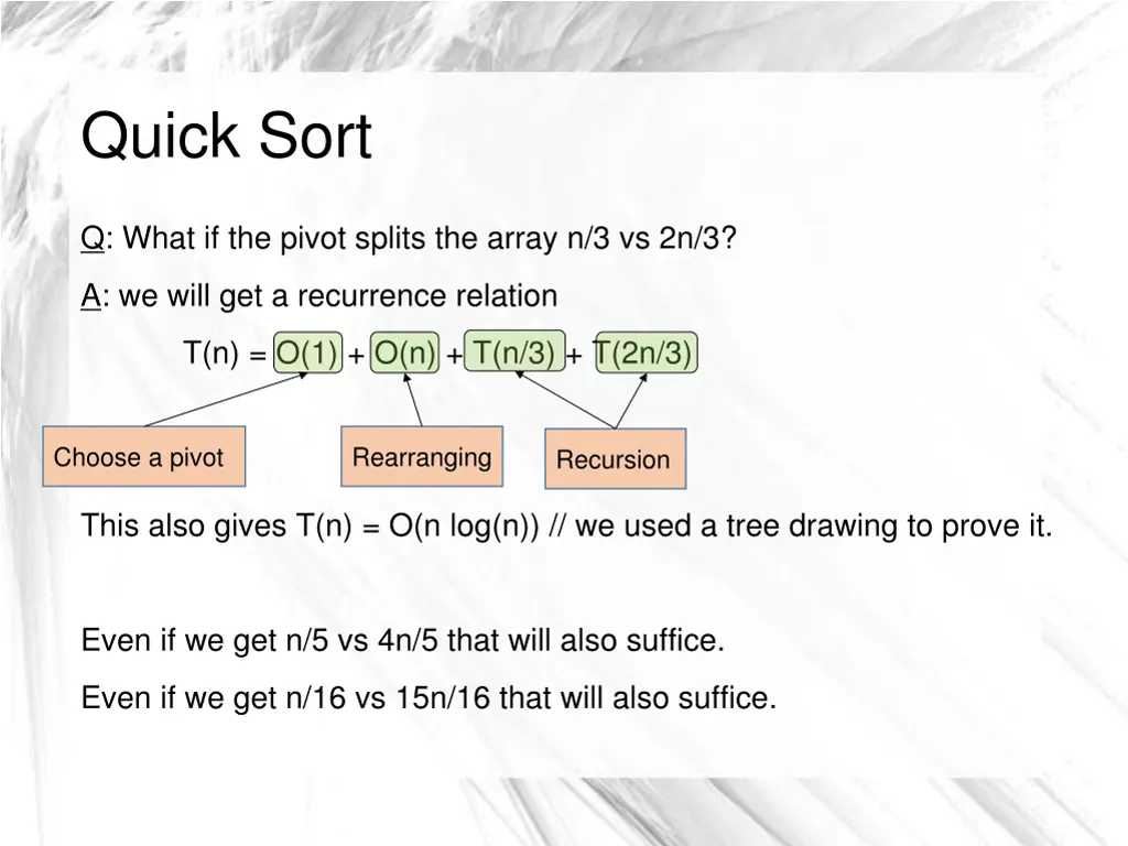 quick sort 4