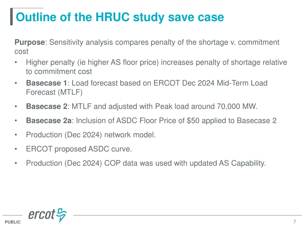 outline of the hruc study save case