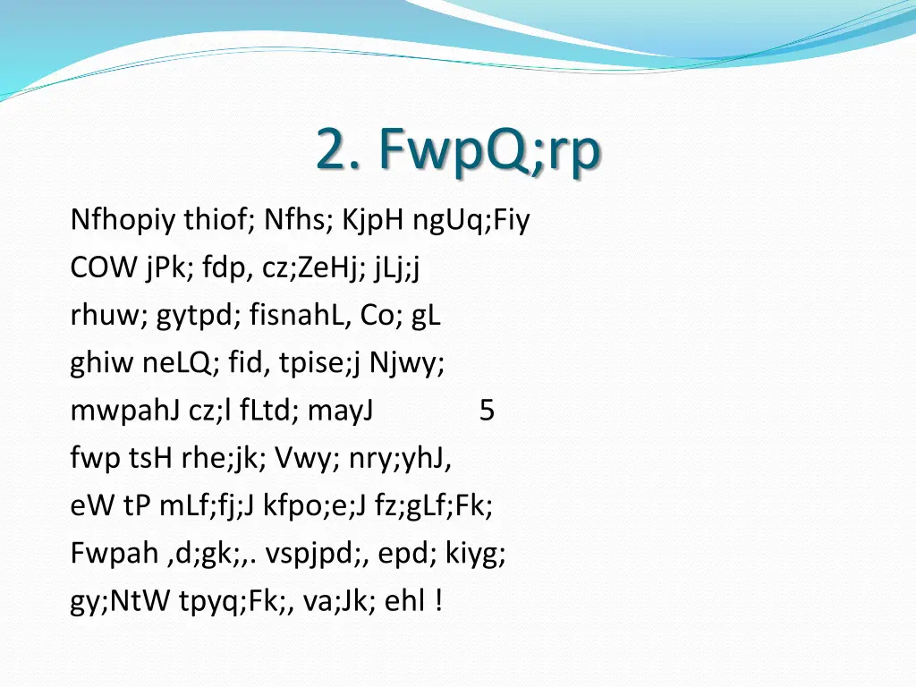 2 fwpq rp