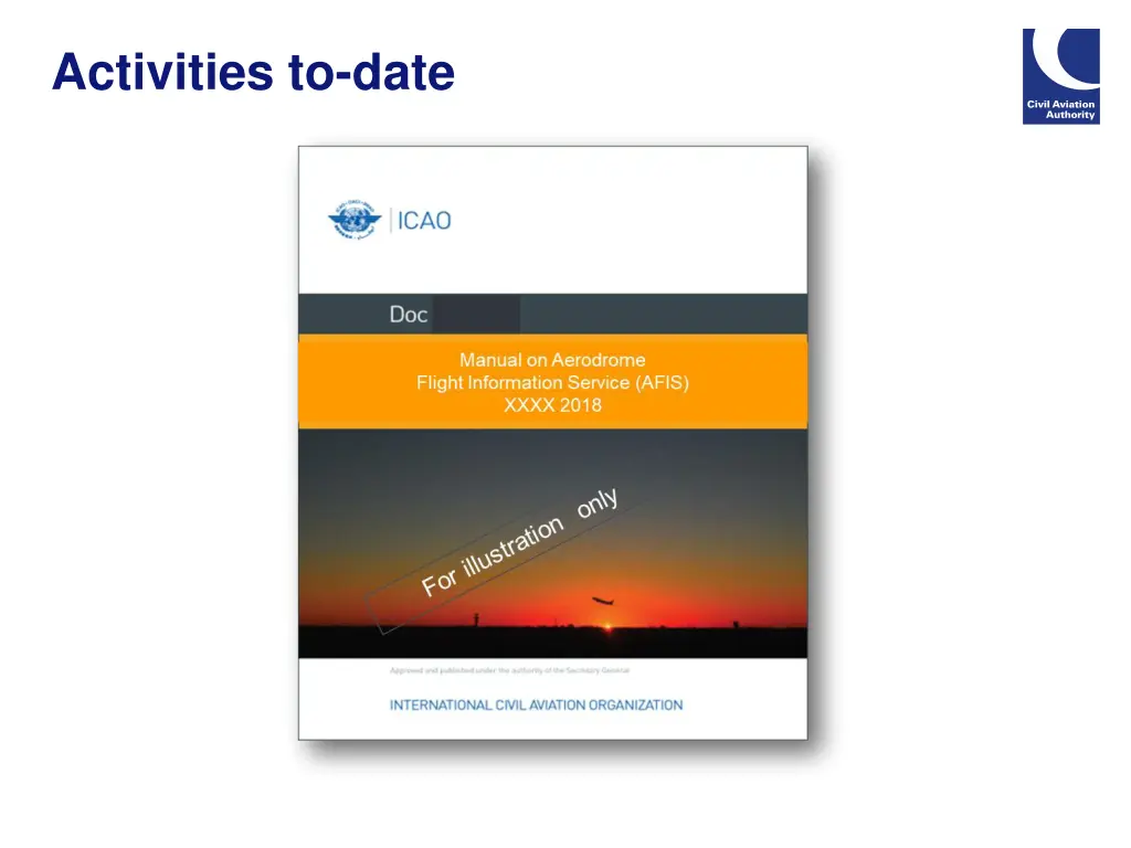 activities to date 2