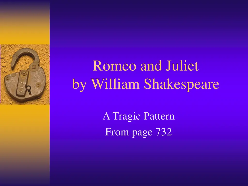 romeo and juliet by william shakespeare
