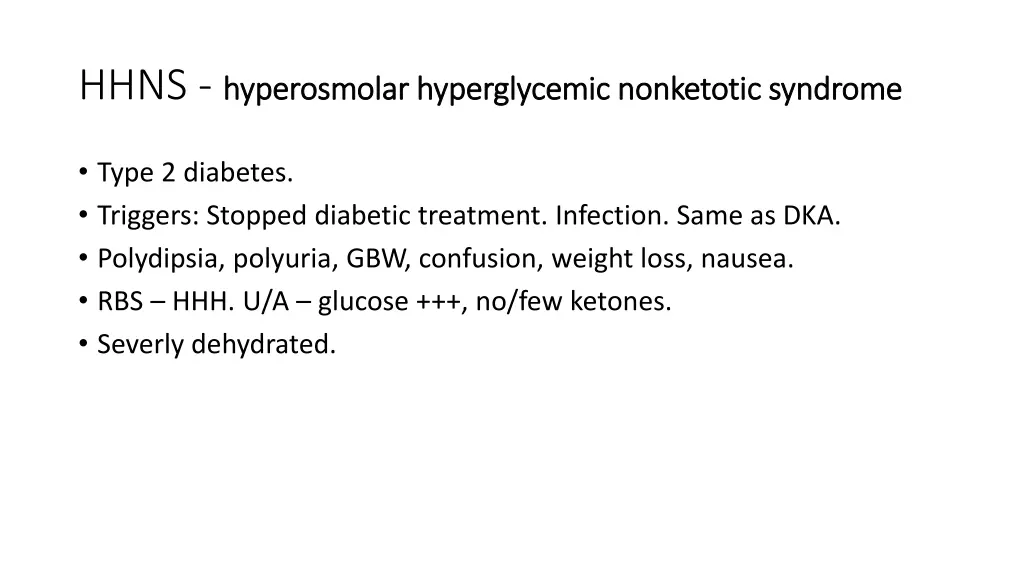 hhns hyperosmolar hyperosmolar hyperglycemic