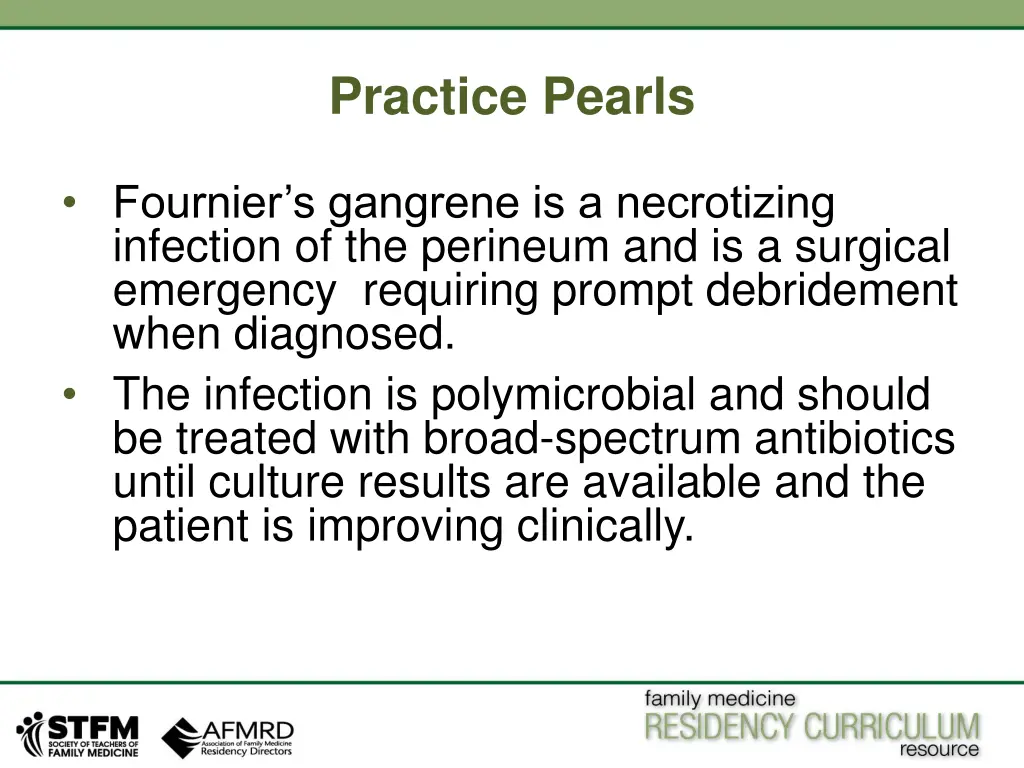 practice pearls