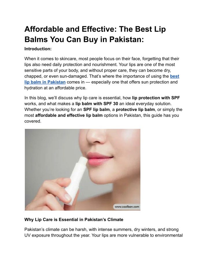 affordable and effective the best lip balms