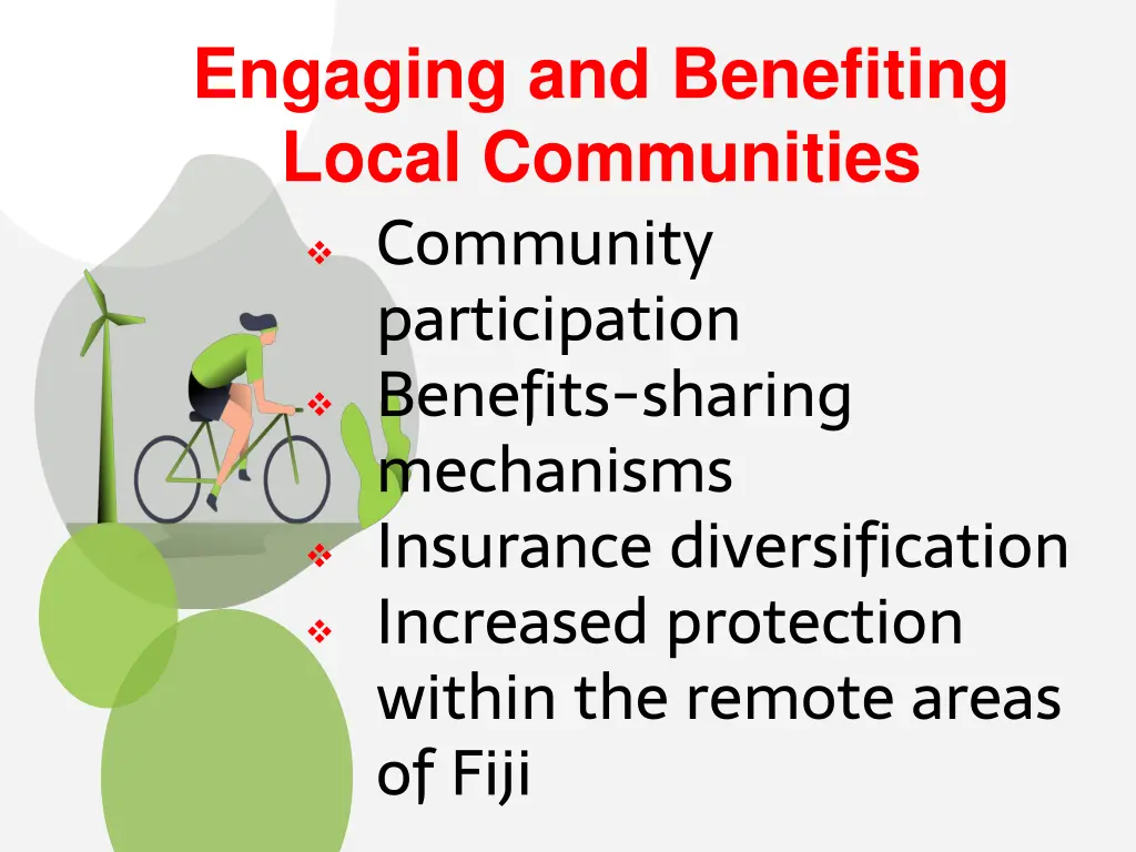 engaging and benefiting local communities