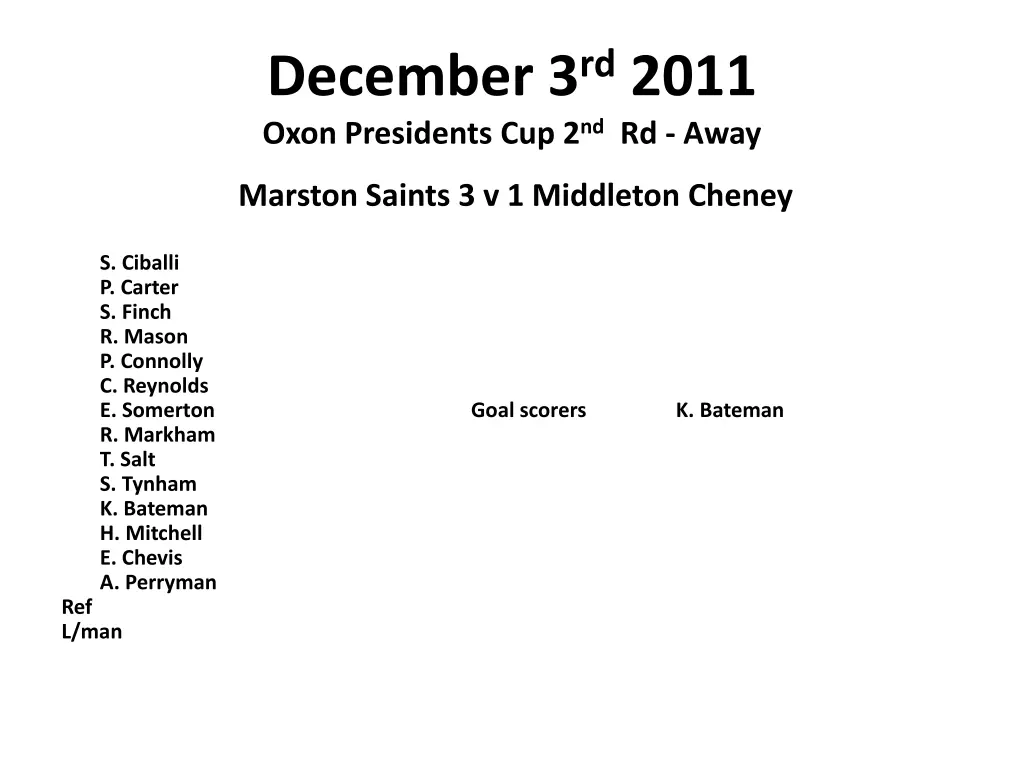 december 3 rd 2011 oxon presidents